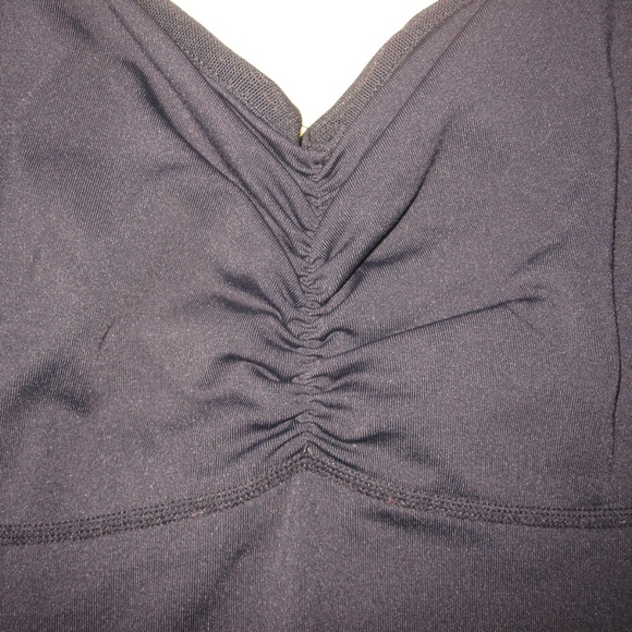 SALE!! Rare Aria mesh tank  ruched shoulder - Picture 6 of 10